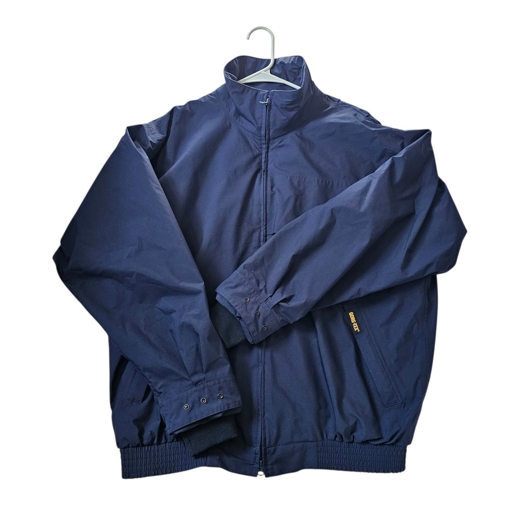 Zero Restriction Navy Blue‎ Golf Tour Gore-tex Full Zipper Jacket Womens Size XL